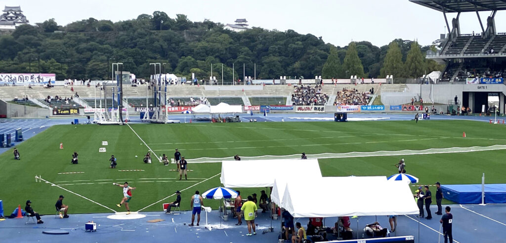 わたSHIGA輝く国スポ2025 陸上競技の様子
