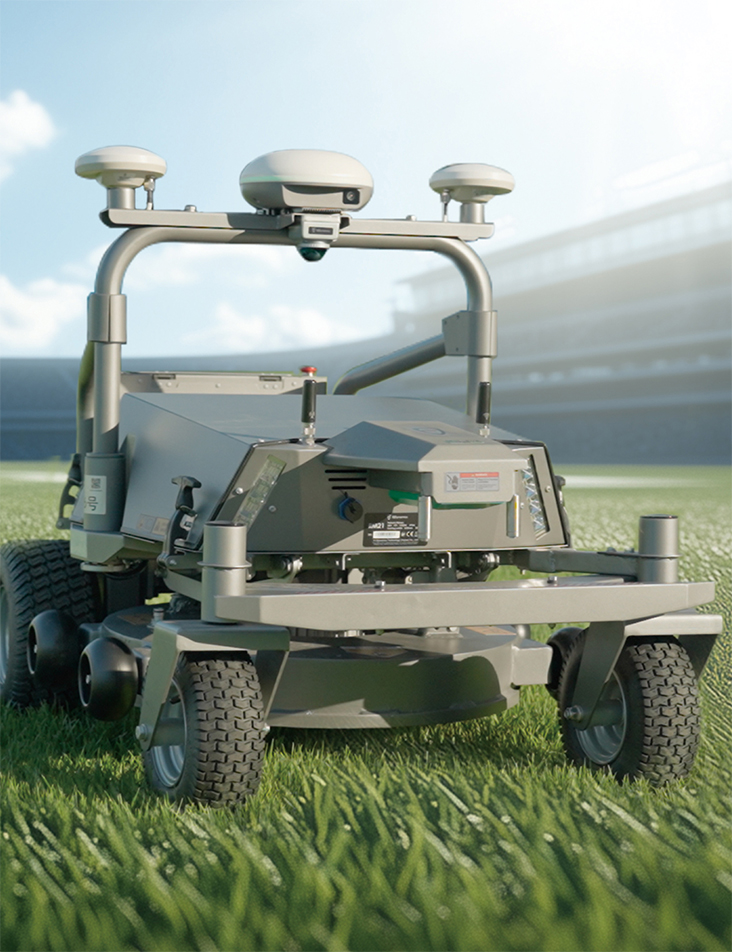 大型芝刈りロボットRM21の写真